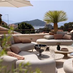 Luxury 7 Bedroom Villa with Heated Pool, Gym, Sauna, Jacuzzi and Sea Views in Dubrovnik, Sleeps 12-14